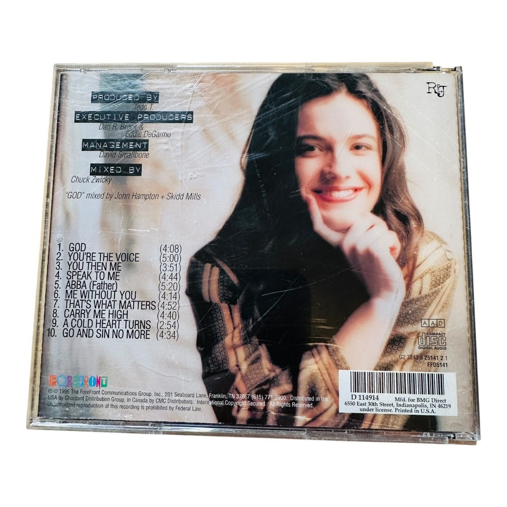 Rebecca St. James GOD CD Forefront Records Christian Music Album - Picture 2 of 2